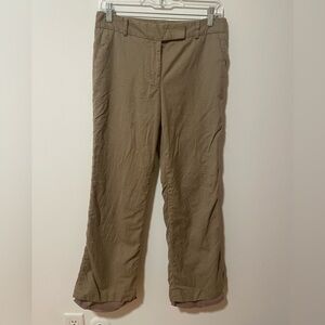 Talbots Heritage Straight Leg Tan Pants Women’s 6P